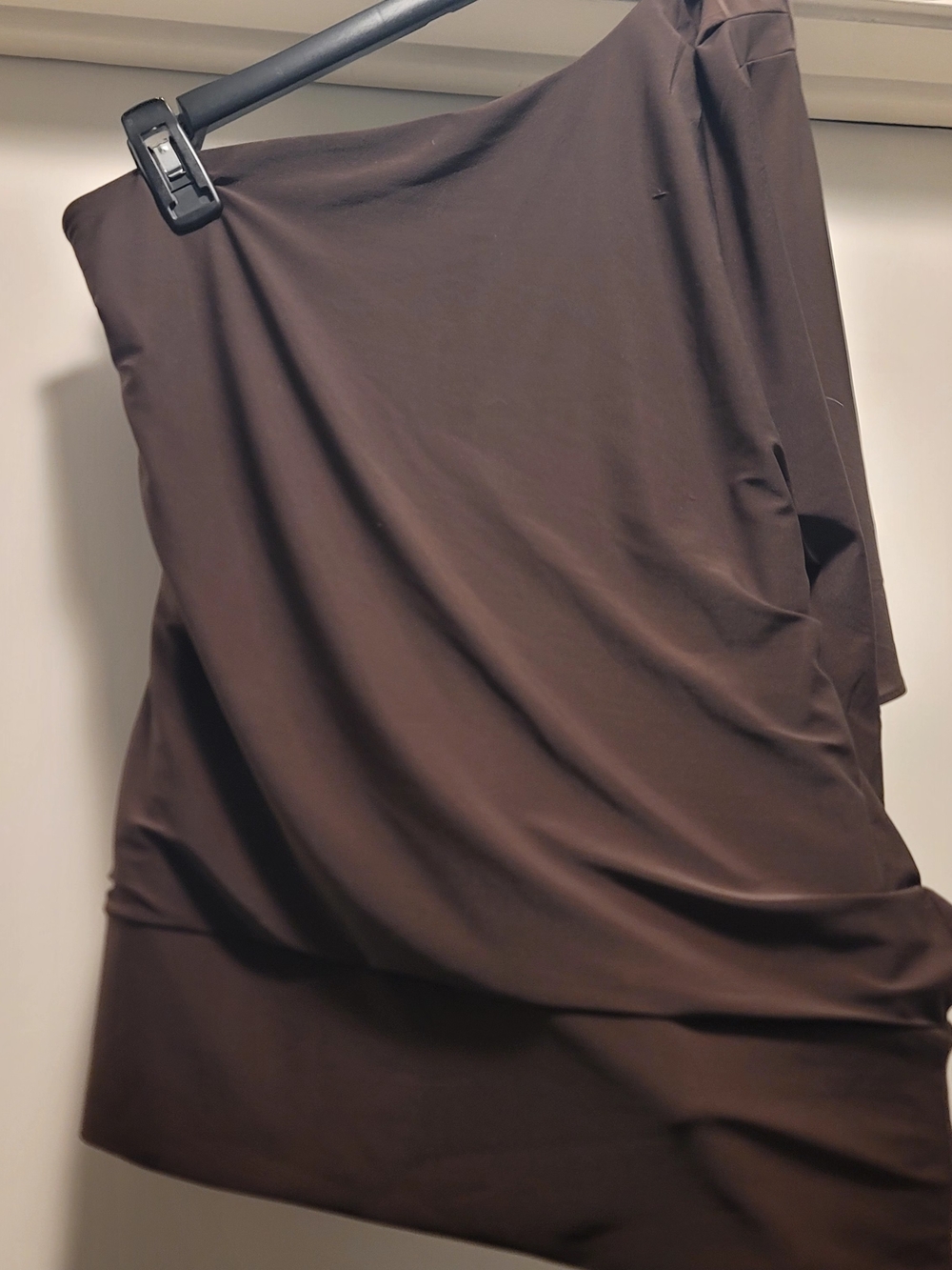 White House Black Market Brown Off The Shoulder Top M